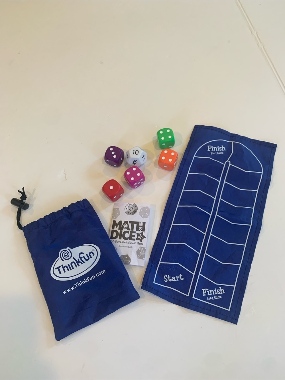 ThinkFun Math Dice Learning Game Set